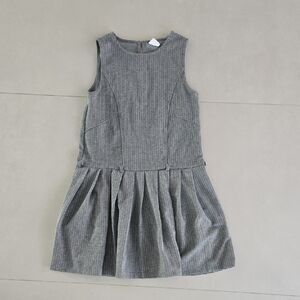 Zara Girls Gray Textured Mini Dress Size 13-14